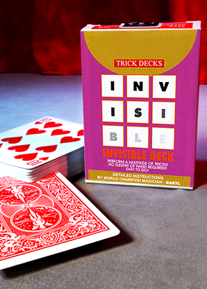 INVISIBLE DECK BICYCLE CARDS RED