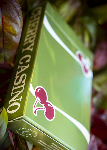 CHERRY CASINO SAHARA GREEN PLAYING CARDS