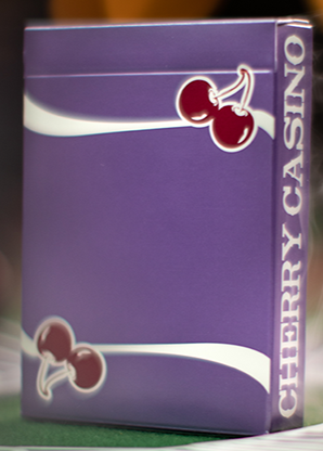CHERRY CASINO PLAYING CARDS DESERT INN PURPLE