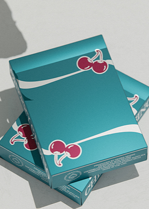 cherry casino playing cards tropicana teal