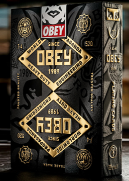 OBEY GOLD PLAYING CARDS THEORY11 DECK