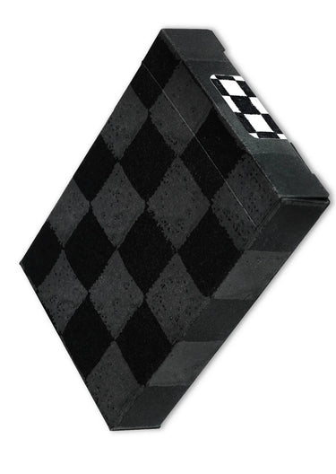 ANYONE READY MADE CHECKS BLACK PLAYING CARDS 