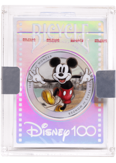 BICYCLE X DISNEY 100 CARTOPIA 1/100 CASE PLAYING CARDS