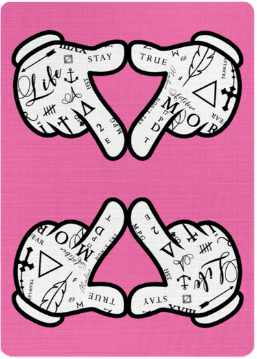 DANIEL MADISON PLAYING CARDS PINK BANGERS
