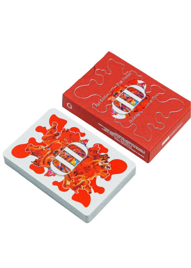 SMOKE AND MIRRORS DEALERSGRIP RED PLAYING CARDS