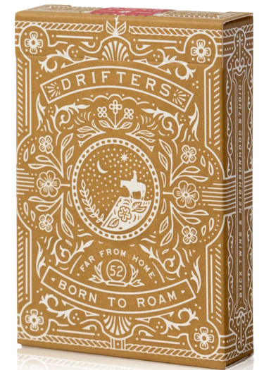 Gold drifters p[laying cards by art of play deck