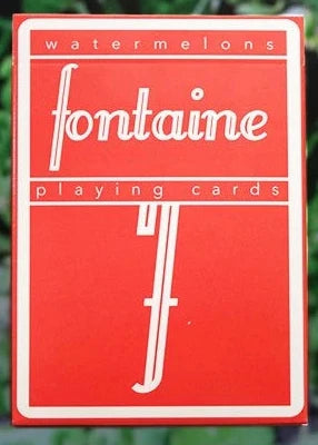 FONTAINE WATERMELON PLAYING CARDS