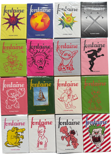 FONTAINE PLAYING CARDS 5000S SET. RARE LIMITED EDITION DECKS