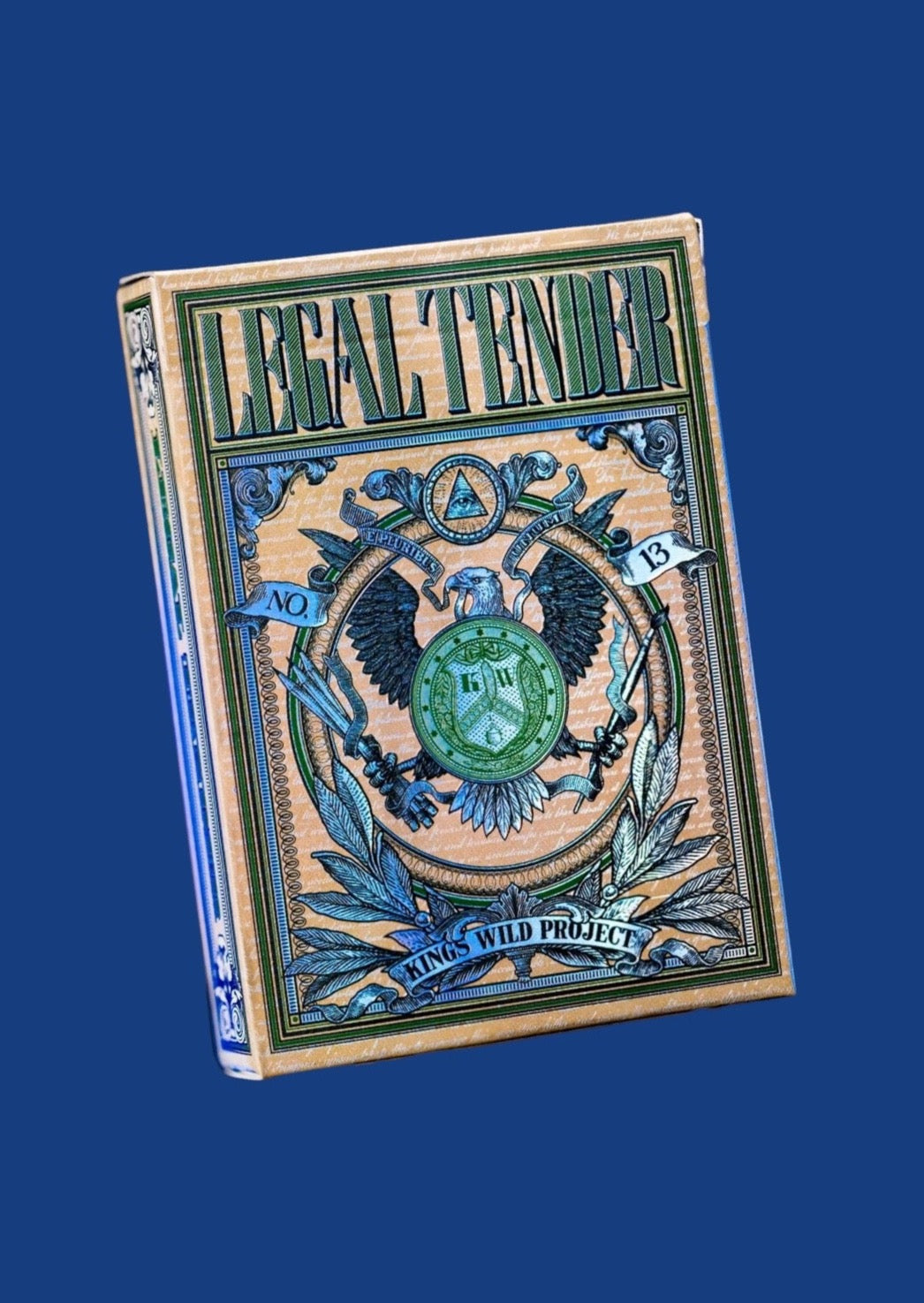 legal tender holographic playing cards LEGAL TENDER LUXURY HOLO playing cards kings wild – Paperdecks