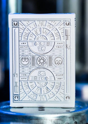 Star Wars Light Side Silver Edition Playing Cards (White) by theory11