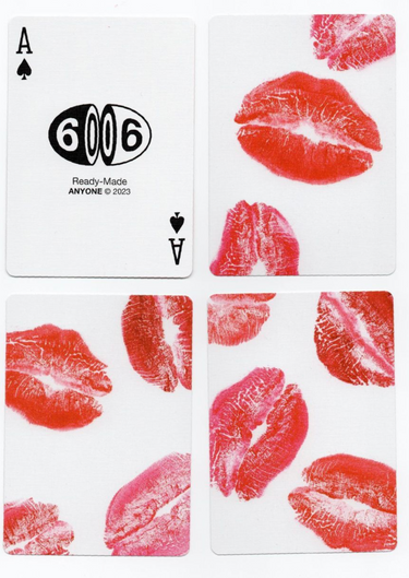 Anyone kiss playing cards cardistry readymade playing cards