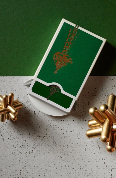 ACE FULTONS GREEN & GOLD PLAYING CARDS DAN AND DAVE DECK