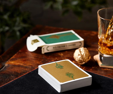 ACE FULTONS GREEN & GOLD PLAYING CARDS DAN AND DAVE DECK
