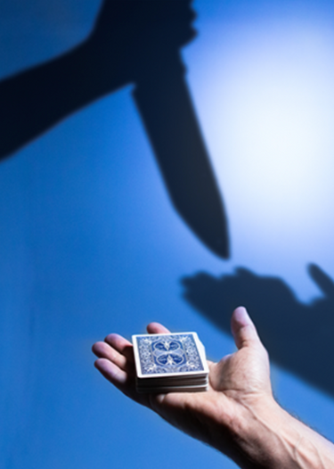 silhouette magic trick shadows by Tobias Dostal