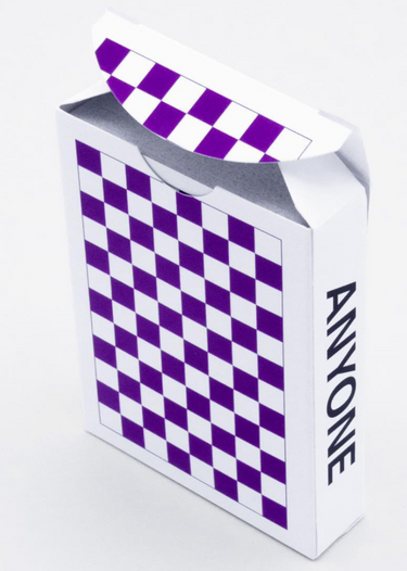 anyone checkerboard playing cards