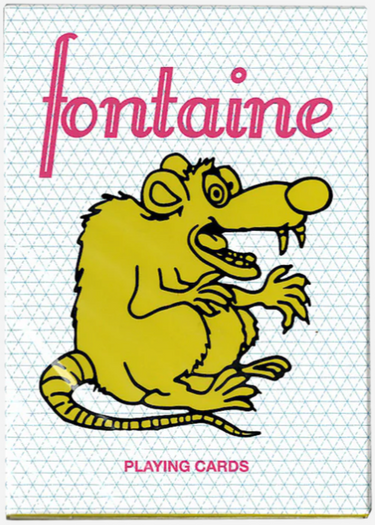 FONTAINE CRAZY RAT PLAYING CARDS