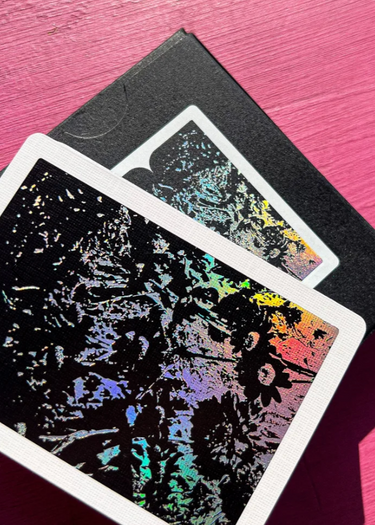 dealergrip holo sepal silhouette playing cards