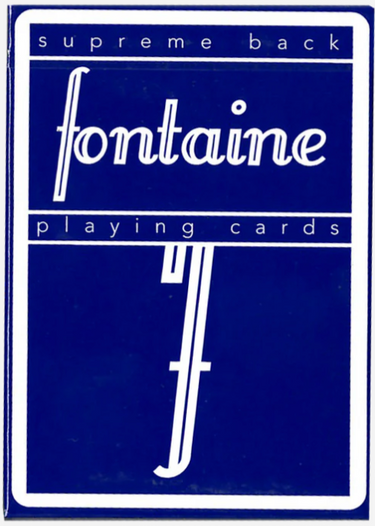 FONTAINE BLUE PLAYING CARDS CARDISTRY UK DECK
