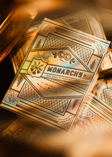 theory11 monarch playing cards, gold limited prestige no you see me