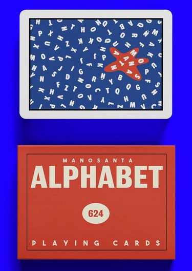 Alphabet playing cards manosanto deck Cardistry
