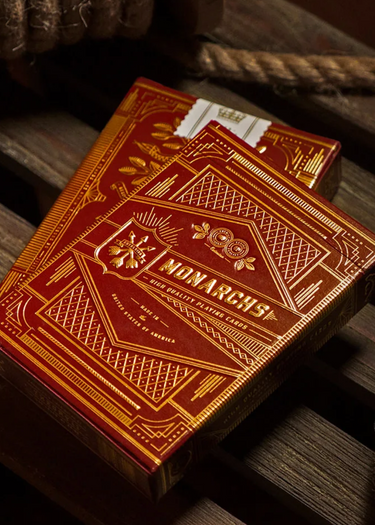 RED MONARCH PLAYING CARDS THEORY11 DECK