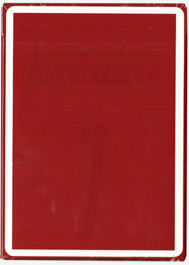 RED UNDERCOVER FONTAINE PLAYING CARDS