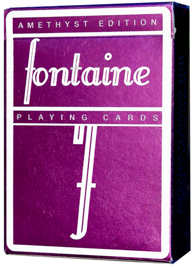FONTAINE AMETHYST PLAYING CARDS