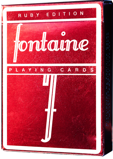 FONTAINE RUBY PLAYING CARDS