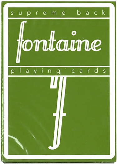 GREEN FONTAINE PLAYING CARDS