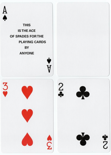 anyone WORLDWIDE blank playing cards