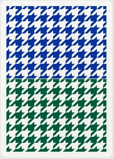 Anyone split houndstooth playing cards