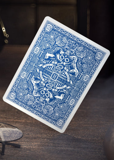 Harry Potter playing cards blue theory11