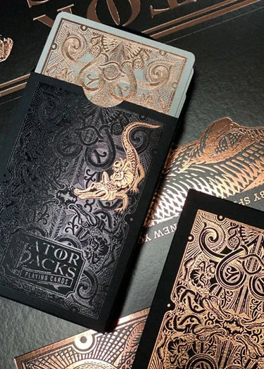 ROSE GOLD GATORBACKS PLAYING CARDS