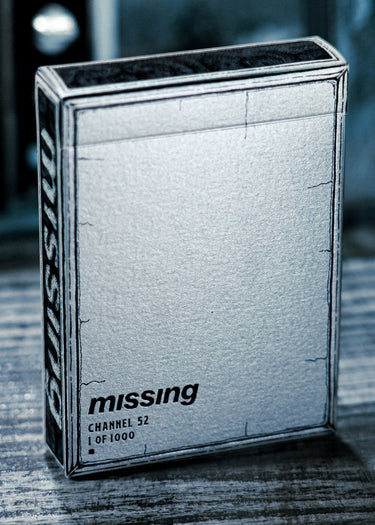 MISSING CHANNEL 52 PLAYING CARDS