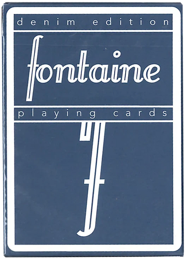 FONTAINE DENIM PLAYING CARDS
