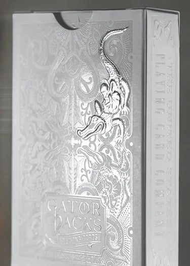 SILVER GATORBACKS David Blaine playing cards