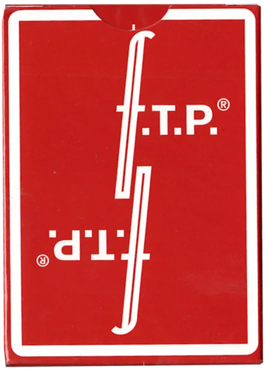 FTP RED FONTAINE PLAYING CARDS