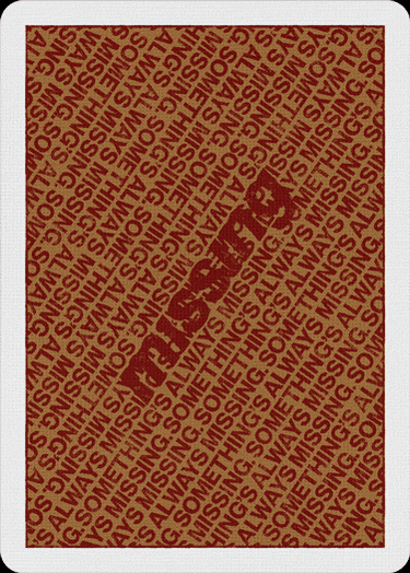 NY SLIMS PLAYING CARDS - RED/GOLD