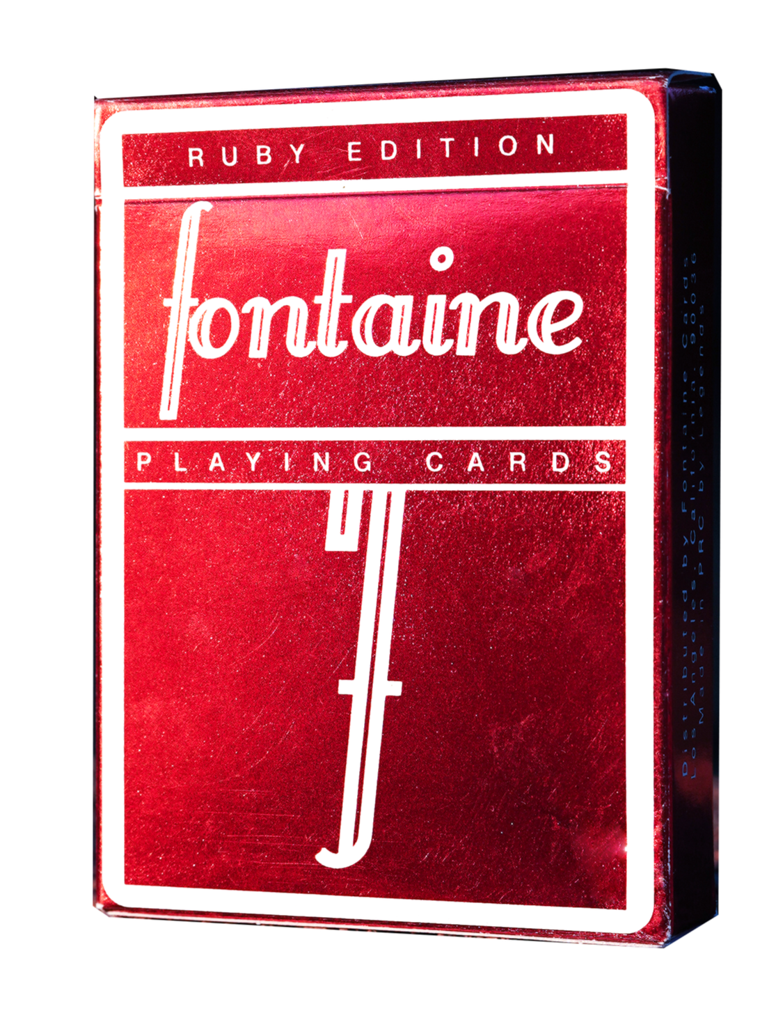 FONTAINE PLAYING CARDS RUBY, cardistry deck magic RED fontaine cards –  Paperdecks