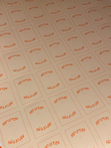 ART OF PLAY ORIGINAL, uncut sheet - Paperdecks