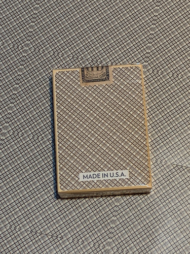 Vintage plaid California blue Deck & Uncut sheet - Paperdecks