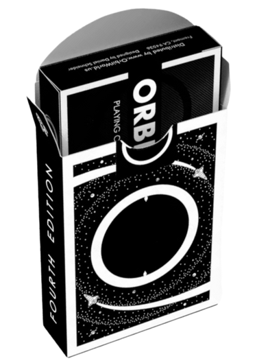 orbit playing cards in UK orbit v4 mini deck cardistry black