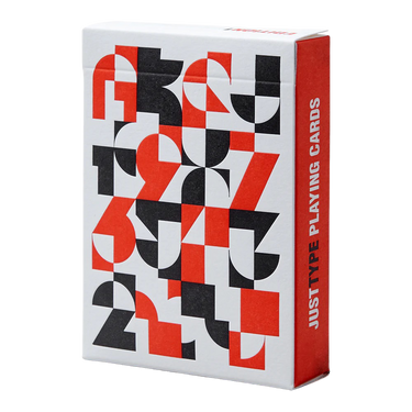 JUST TYPE PLAYING CARDS