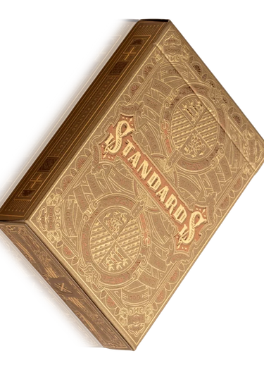 GOLD STANDARDS playing cards by Art of play. printed by USPCC