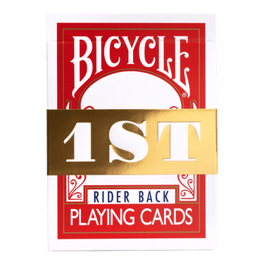 1ST X BICYCLE RED PLAYING CARDS