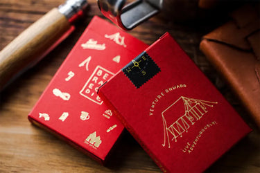 RED CAMP PLAYING CARDS
