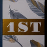 1st playing cards Chris Ramsay 

Perfect for avid cardists, magicians and collectors alike, the Feather Deck is a must-have addition to your card collection.

Made by USPCC
Limited run of 2500 decks
Gold MetalLuxe Foil prints
Mnemonica stack
Includes an additional 4 of spades and a blank card