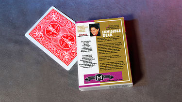 INVISIBLE DECK BICYCLE CARDS RED