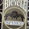 bicycle spider playing cards green 