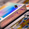 CHERRY CASINO HOLOGRAPHIC SANDS MIRAGE PLAYING CARDS 